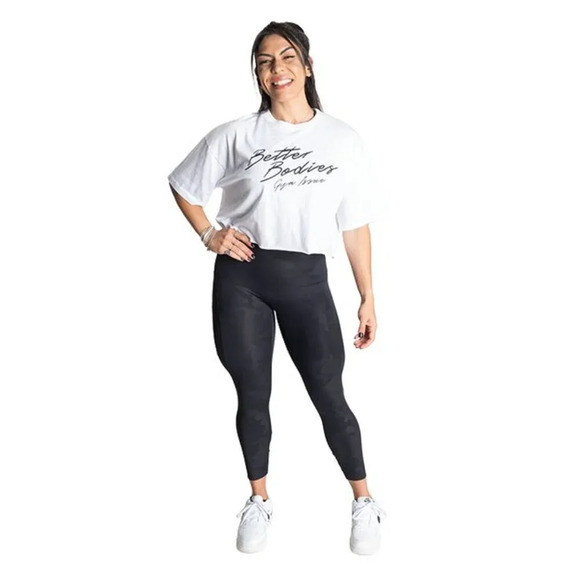 Better Bodies High Waist Leggings, Black Camo - Picture 5 of 5